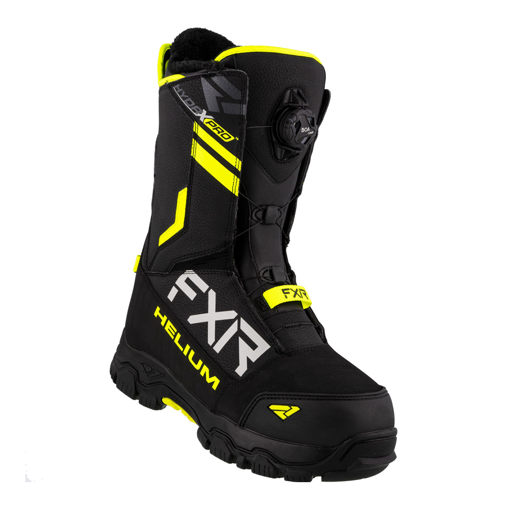 Ботинки FXR Helium BOA с утеплителем Black/Hi Vis, 11 (210705-1065-45)
