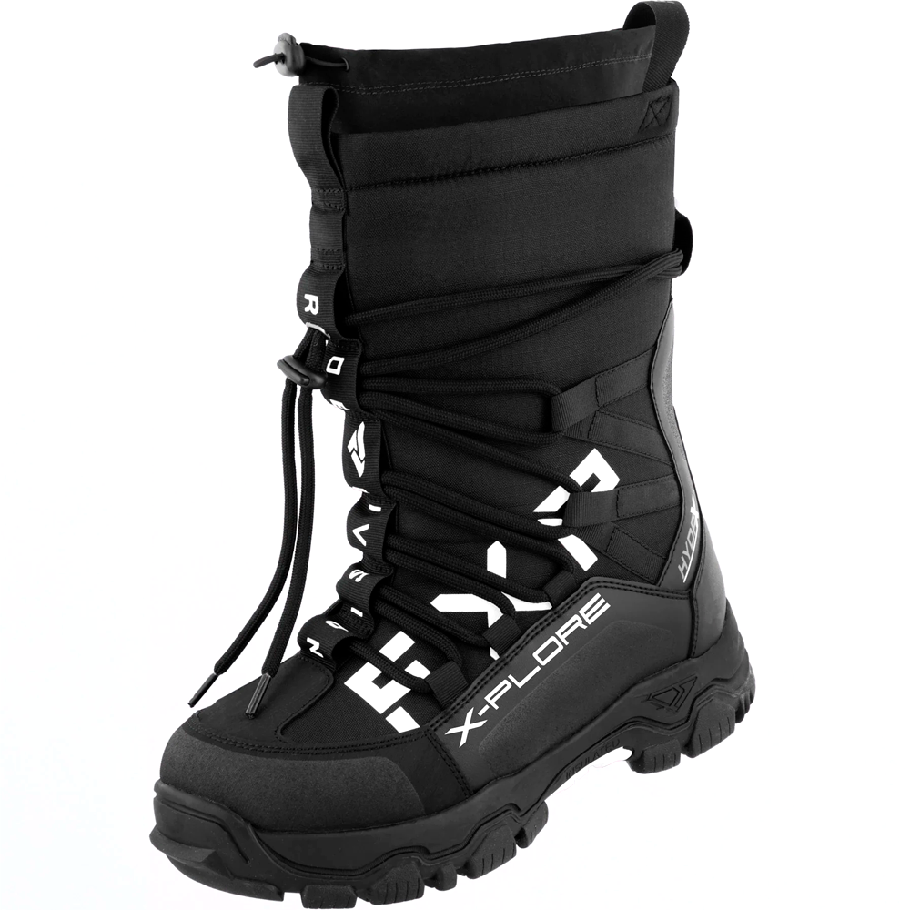 Ботинки FXR X-Plore Short с утеплителем Black/White, 7/9 (220730-1001-40)