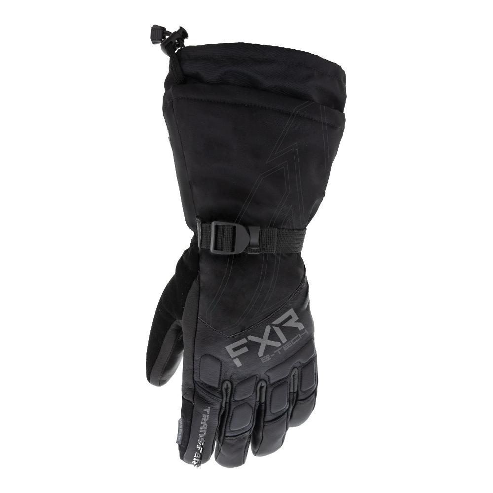 Перчатки FXR Transfer E-Tech Gauntlet с подогревом Black, S (220806-1000-07)