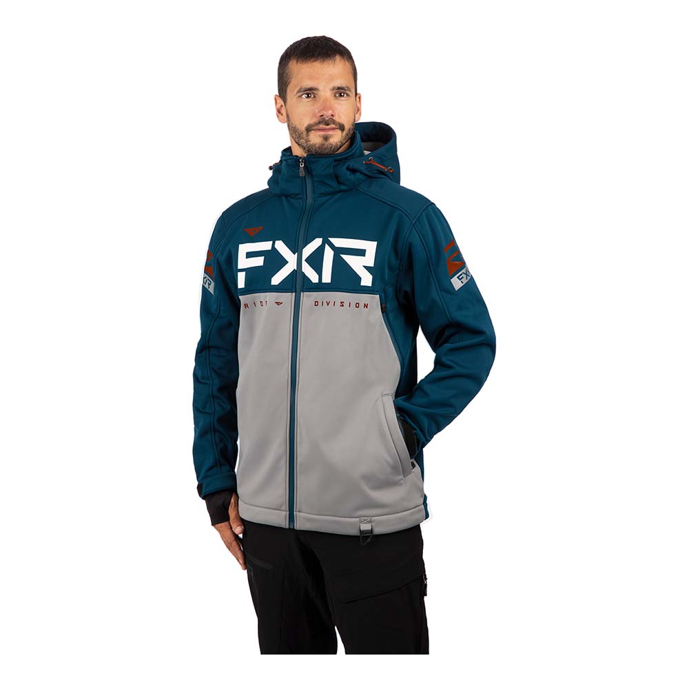 Кофта FXR Helium Ride без утеплителя Slate/Grey, L (220912-5705-13)