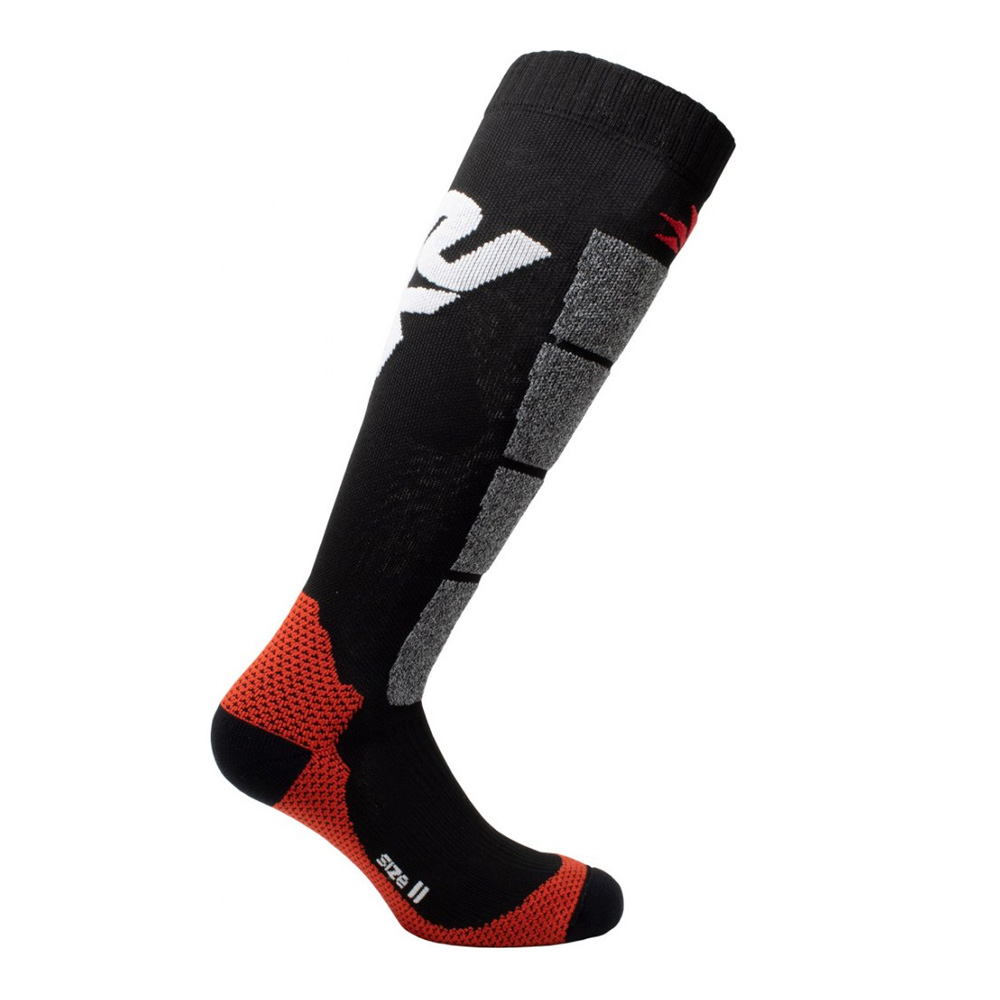 Носки SIXS Speed2 Black/Red, 40-43 (SPE2-II-NERO)