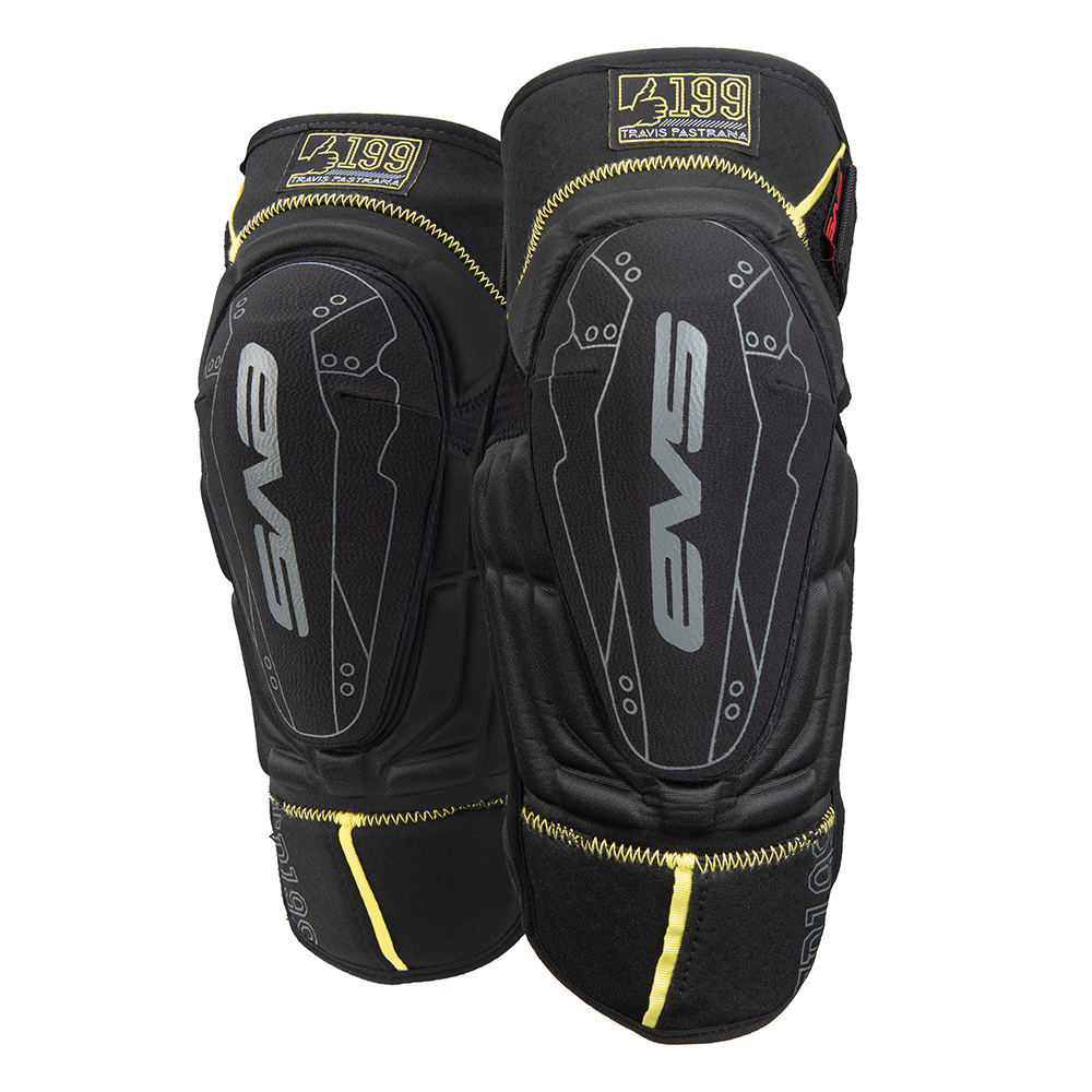 Детская защита колена и голени EVS TP199 Black/Hi-Viz Yellow, Youth (TP199K-BK-Y)