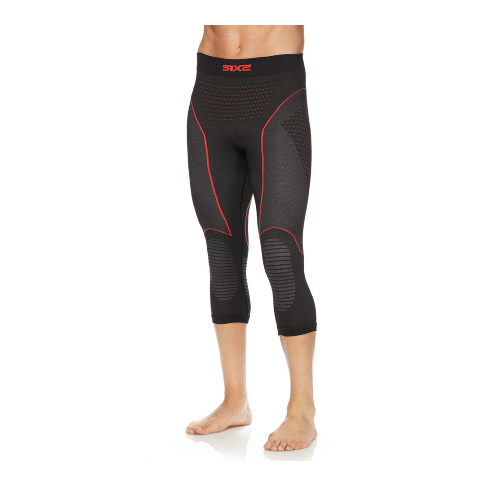 Термоштаны 3/4 SIXS PNCW CU Black/Red, M-L (XCCU-ML---NE)